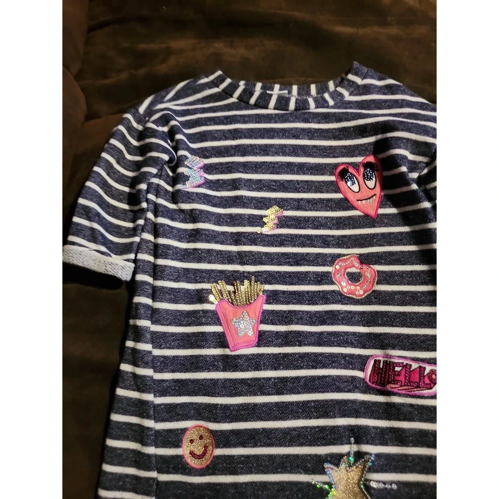 Gymboree‎ cosmic club hello fries lightning dress size 7
